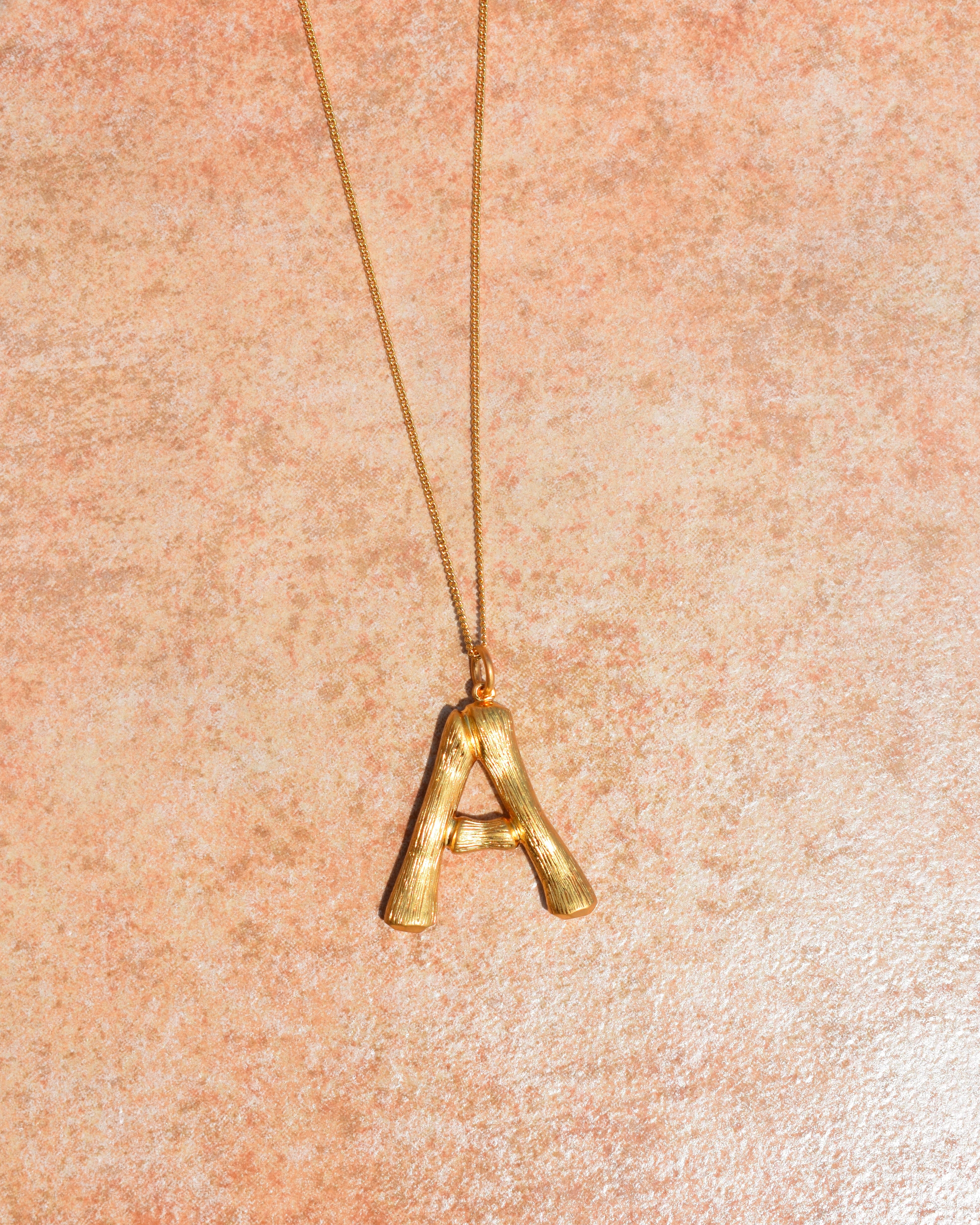 Custom Alphabet Necklace | Alphabet Necklace | Anima Guzga