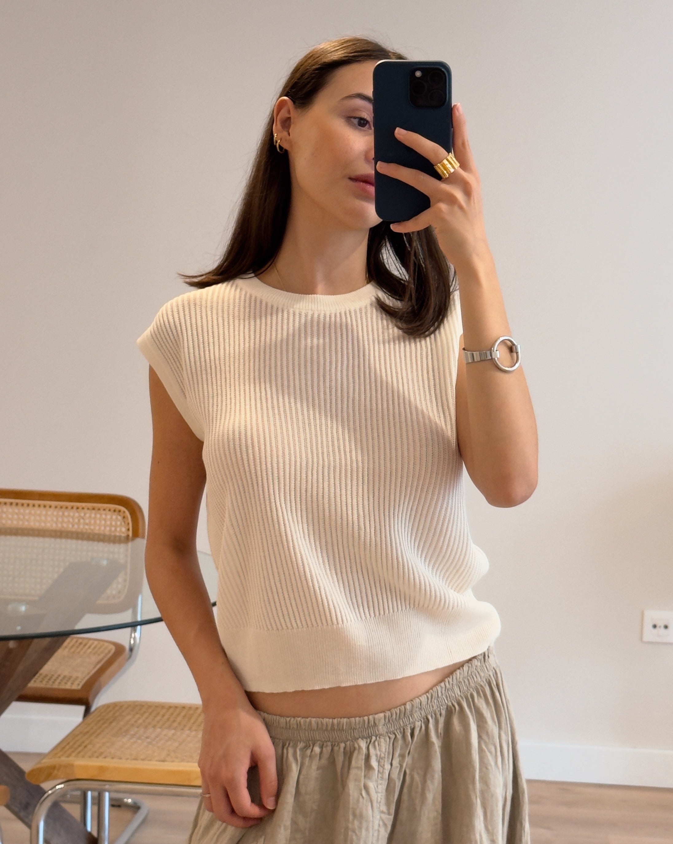 Alfie Knit Top | Luxury Knitwear Top | Anima Guzga