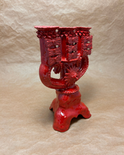 3-HEADED CANDLE HOLDER — THE MICHOACÁN BARRO COLLECTION