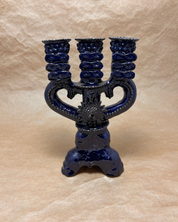 3-HEADED CANDLE HOLDER — THE MICHOACÁN BARRO COLLECTION