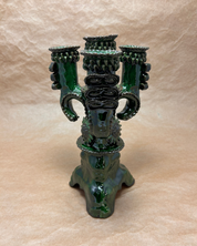 4-HEADED CANDLE HOLDER — THE MICHOACÁN BARRO COLLECTION