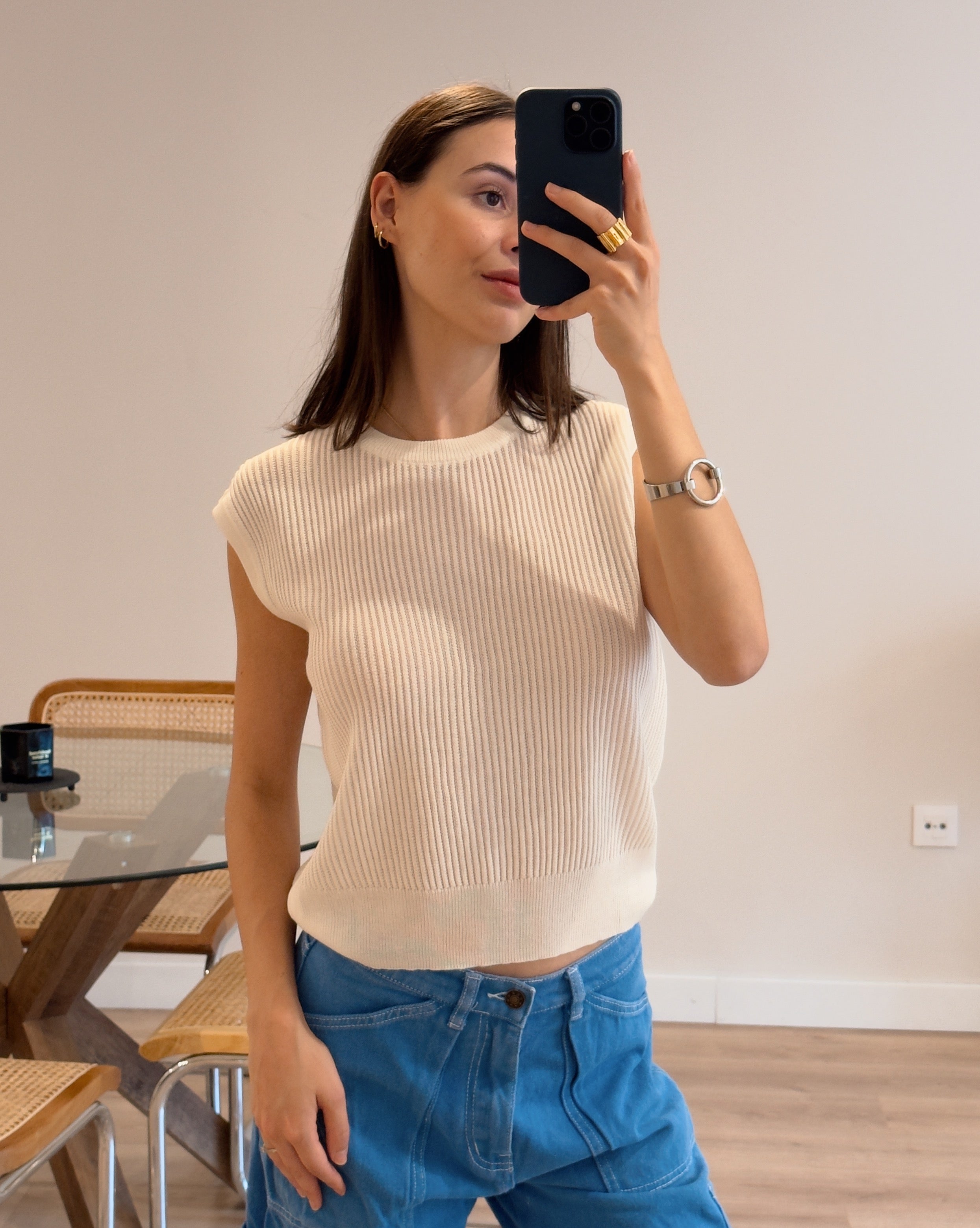 Alfie Knit Top | Luxury Knitwear Top | Anima Guzga